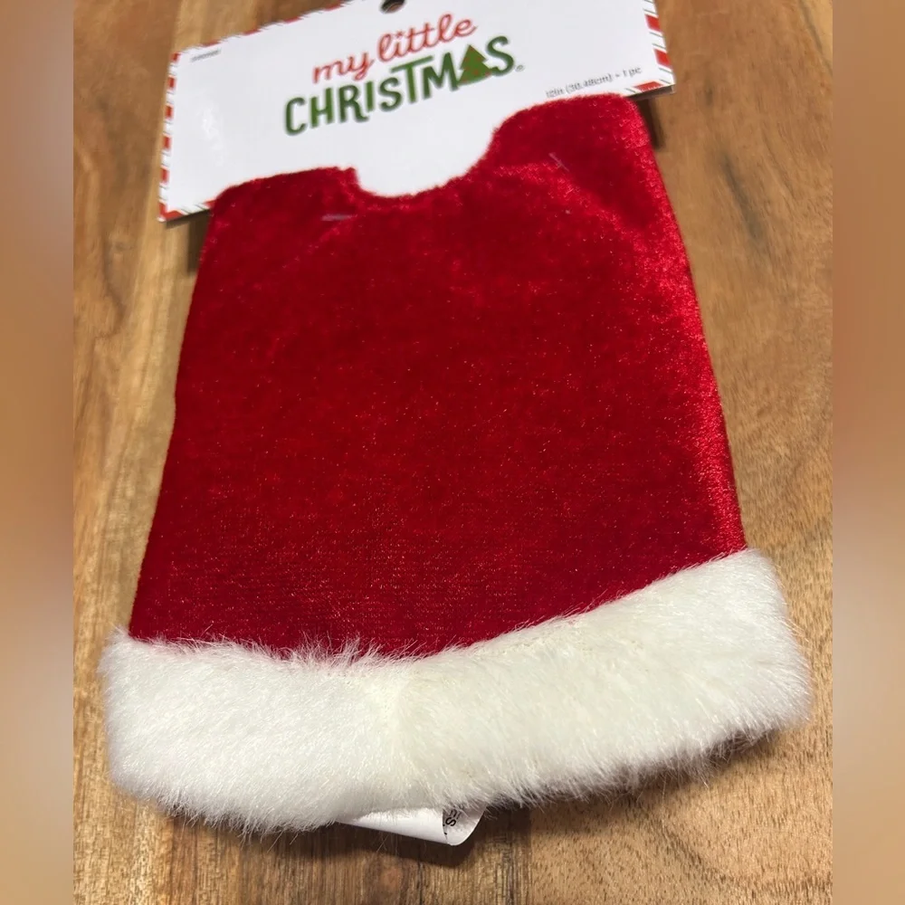 My Little Christmas Mini Santa Christmas Tree Skirt 12” NEW